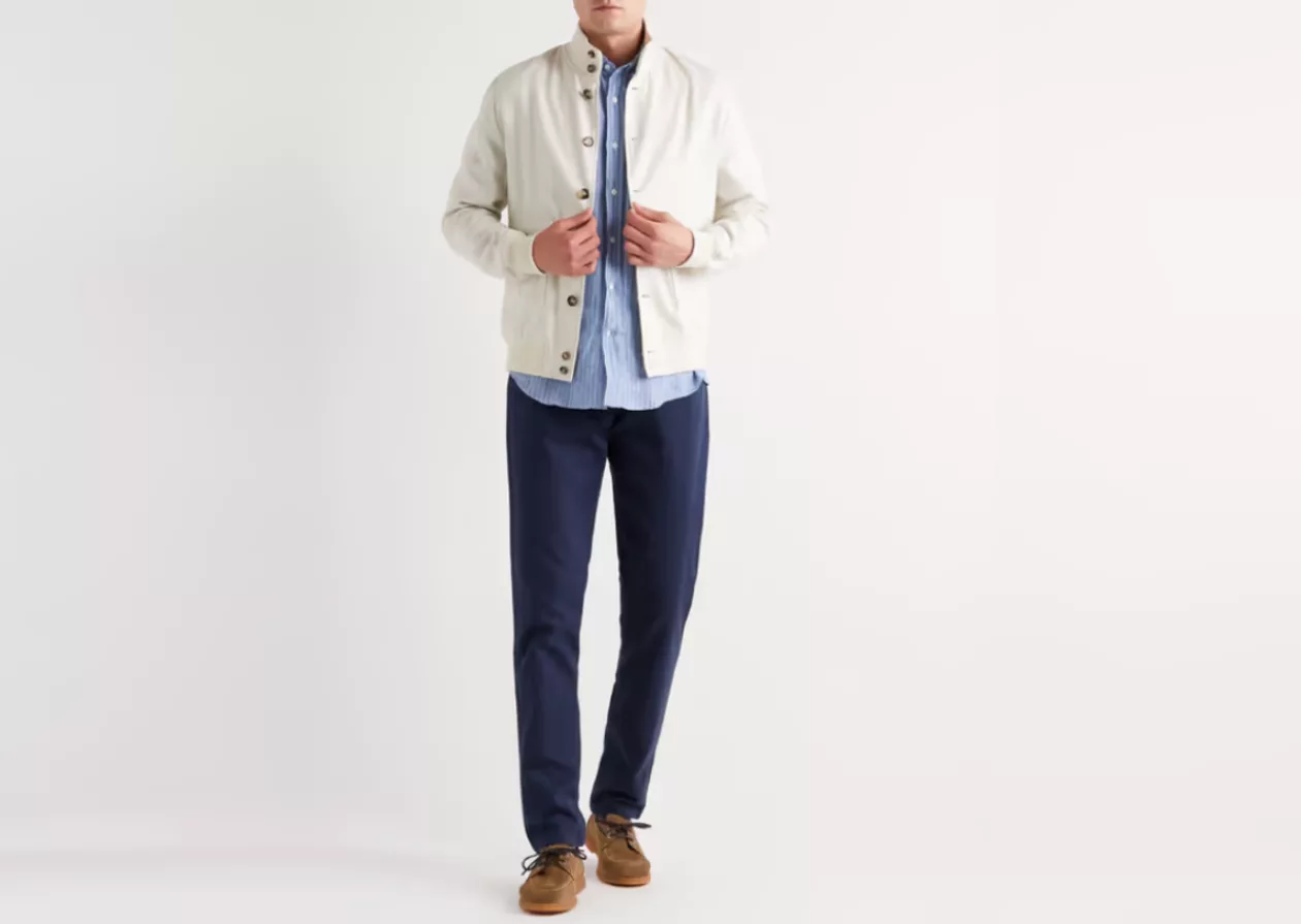 Berluti Latitude Leather Trimmed Suede Boat Shoes 1