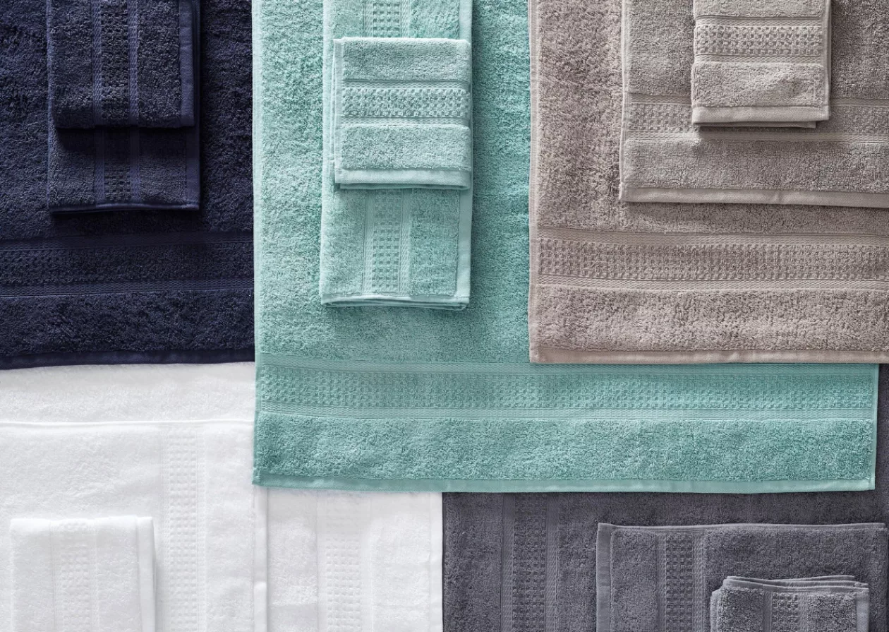 Oceane Navy 6 piece Antibacterial Towel Set by NAUTICA 2
