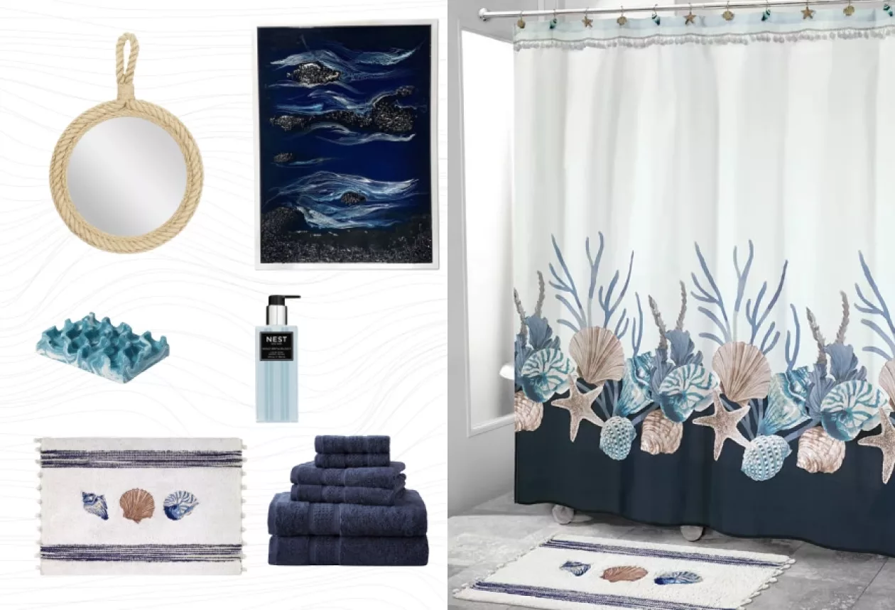 Coastal Bathroom Getaway