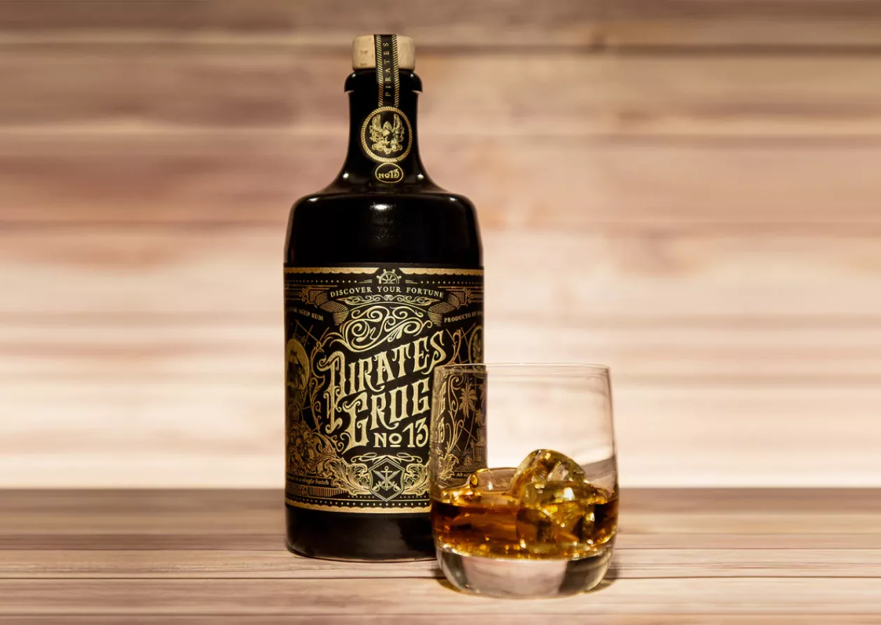 Throw Back A Glass Of Pirates Grog No 13 13 Year Aged Rum 2