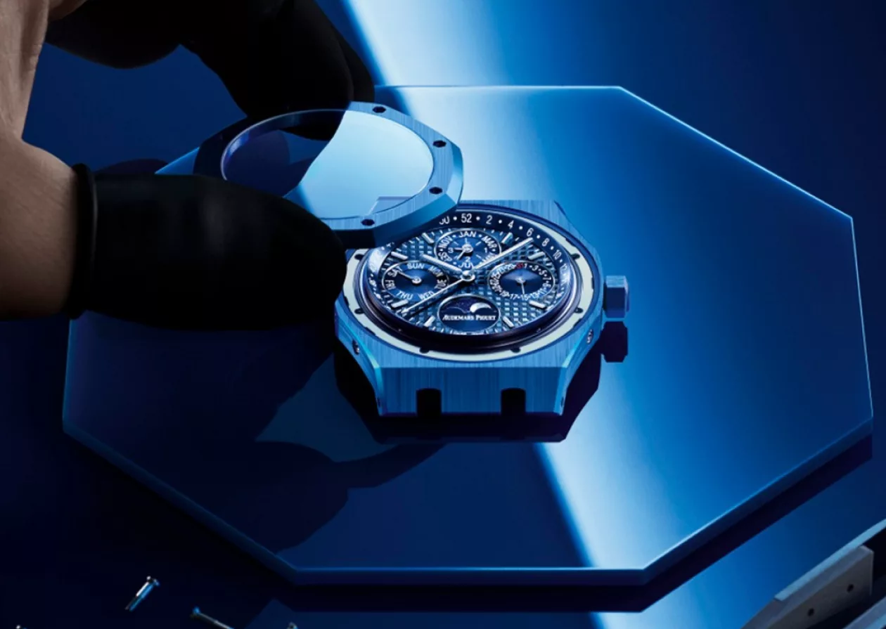 Wear The Ocean On Your Wrist With The New Blue Ceramic Perpetual Watch By Audemars Piguet 3