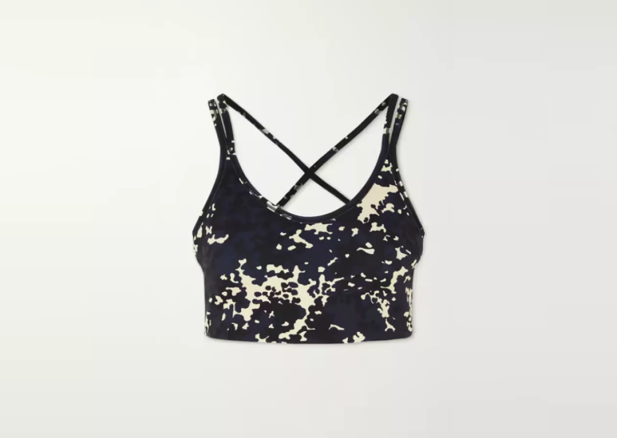 Tory Sport Printed Stretch TACTEL Sports Bra 1