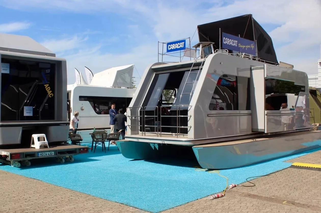 Camping Meets Water With The Caracat Catamaran Camper 1