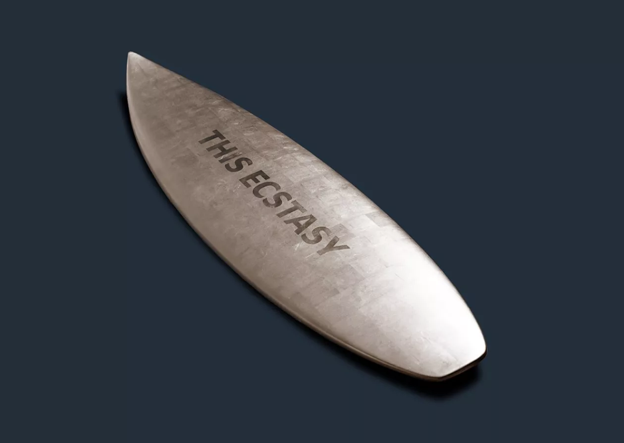 Silver Surfing With Parley X Jenny Holzer Surfboards 2