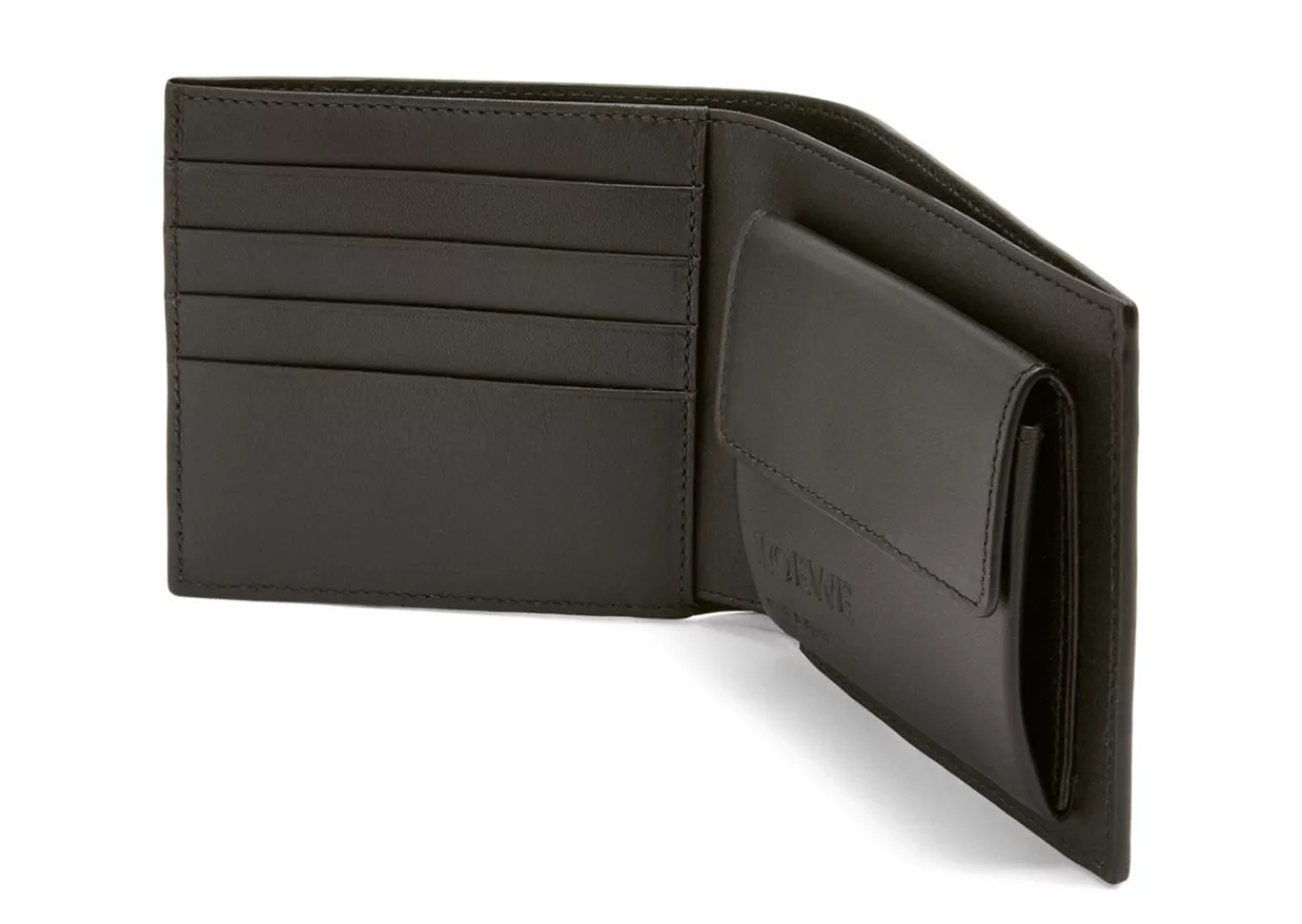 Puzzle stitches bifold coin wallet in smooth calfskin by LOEWE 1
