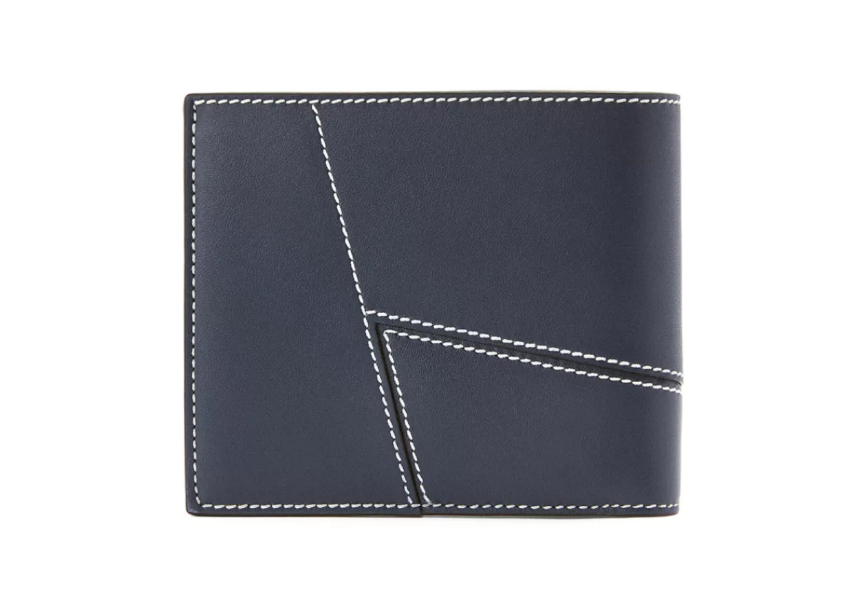Puzzle stitches bifold coin wallet in smooth calfskin by LOEWE 4
