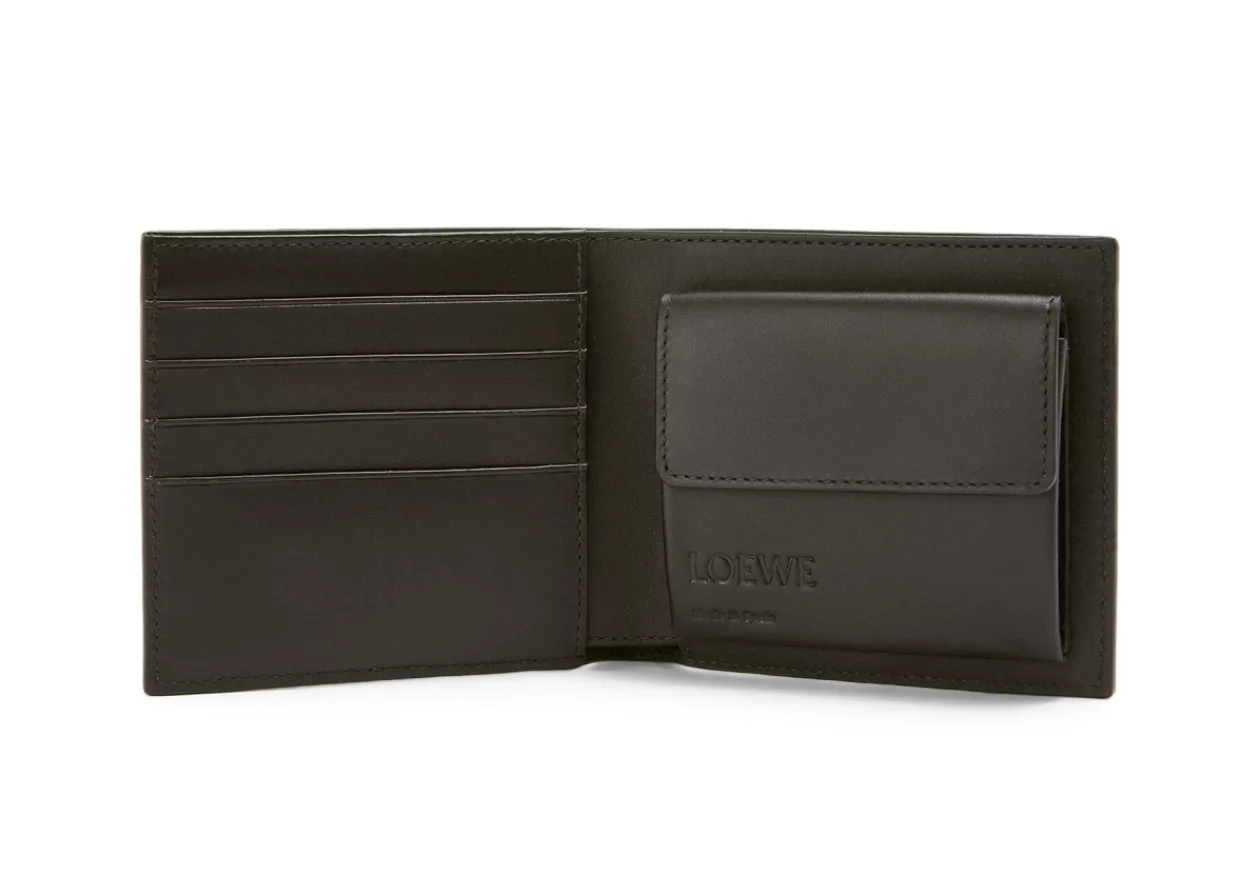 Puzzle stitches bifold coin wallet in smooth calfskin by LOEWE 5