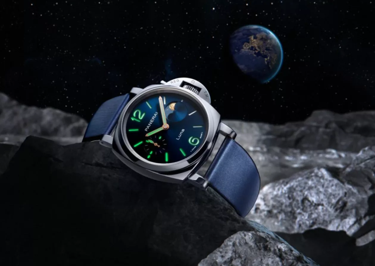 Wear The Face Of The Moon On Your Wrist With The Panerai Luminor Due Luna 1