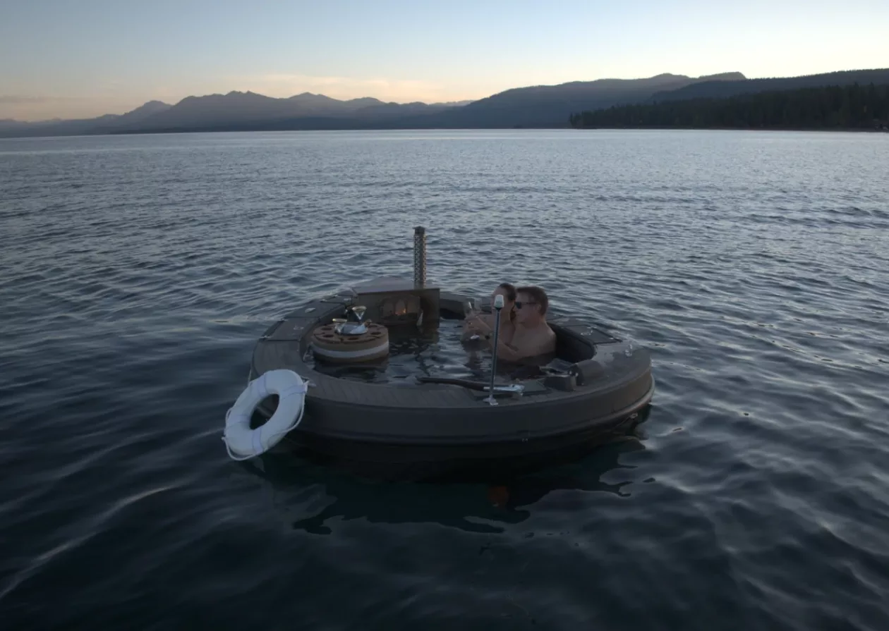 Sit Back And Relax In The Hot Tub Boat 2