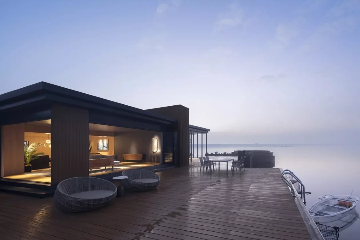 Hi sea floating hotel china by balance design convergine 5