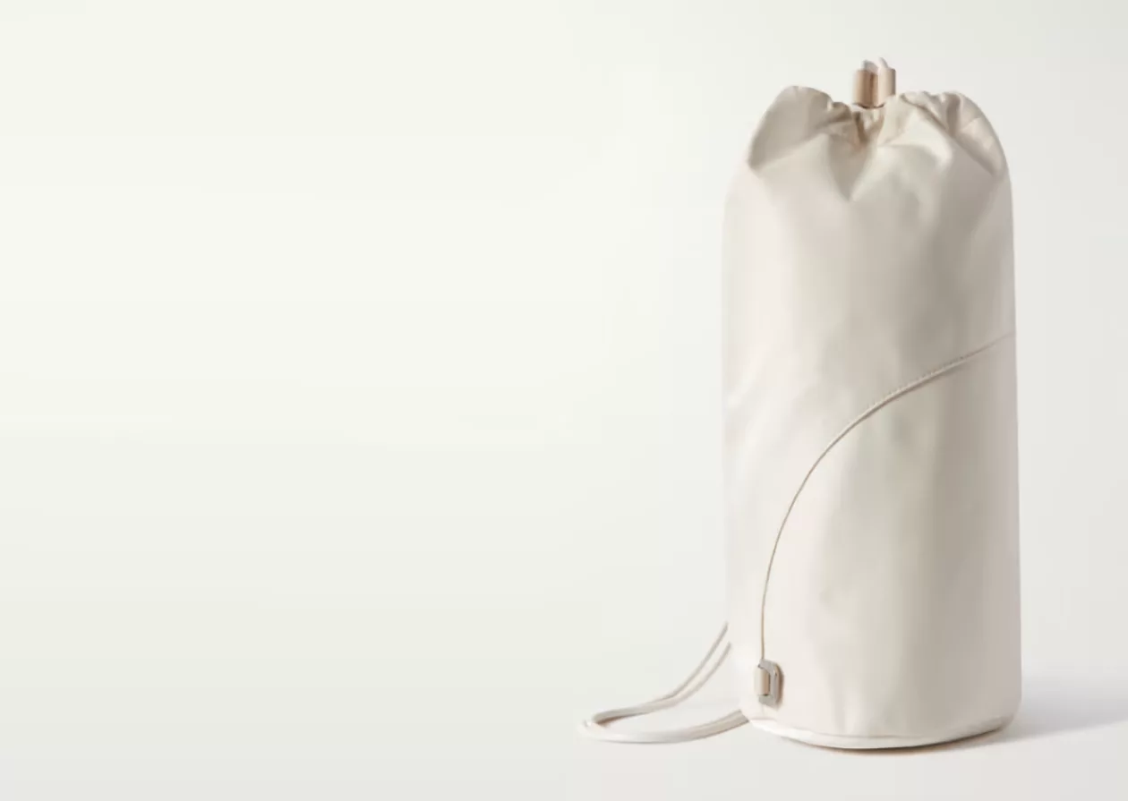 EÉR As Rocket Big Leather Trimmed Shell Backpack