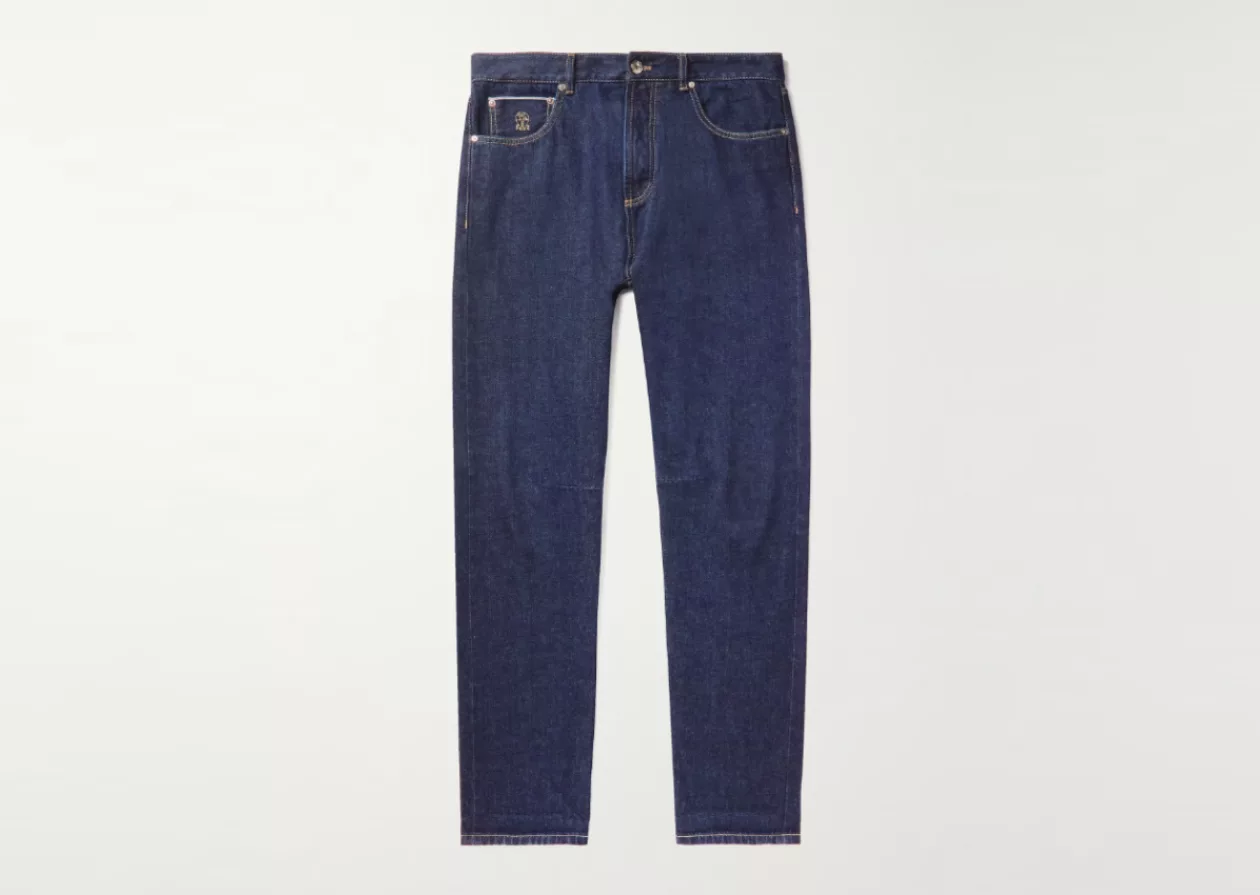 The Brunello Cuccinelli Slim Fit Tapered Jeans