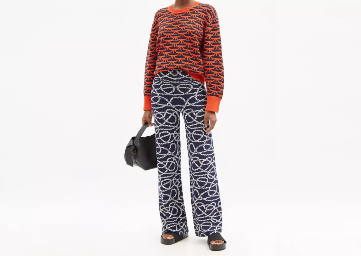 Joos Tricot Boat jacquard silk blend sweater 3