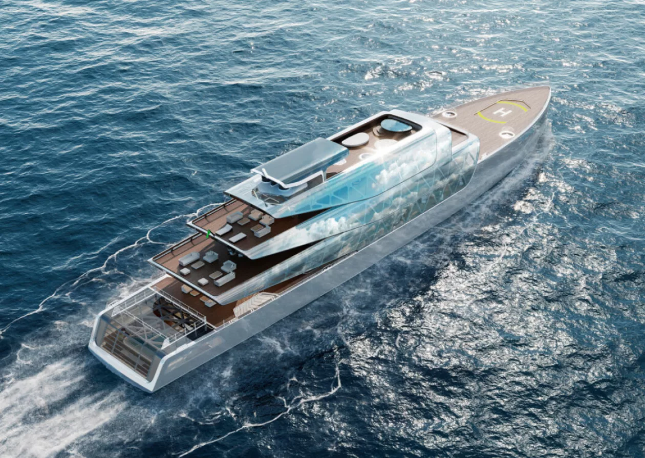 Fusing Luxury and Sustainability A Look at the Pegasus 88 M Yacht Concept 3