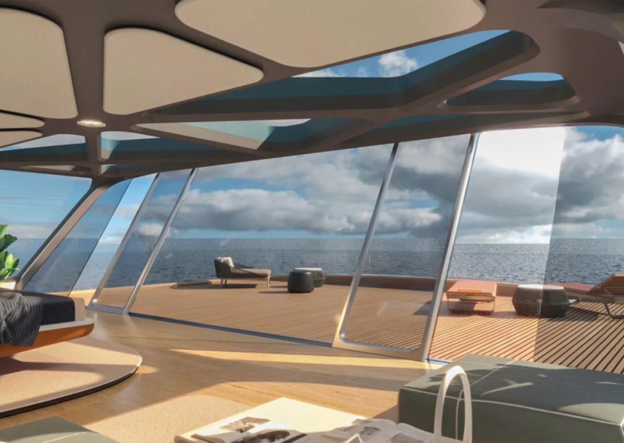 Fusing Luxury and Sustainability A Look at the Pegasus 88 M Yacht Concept 6