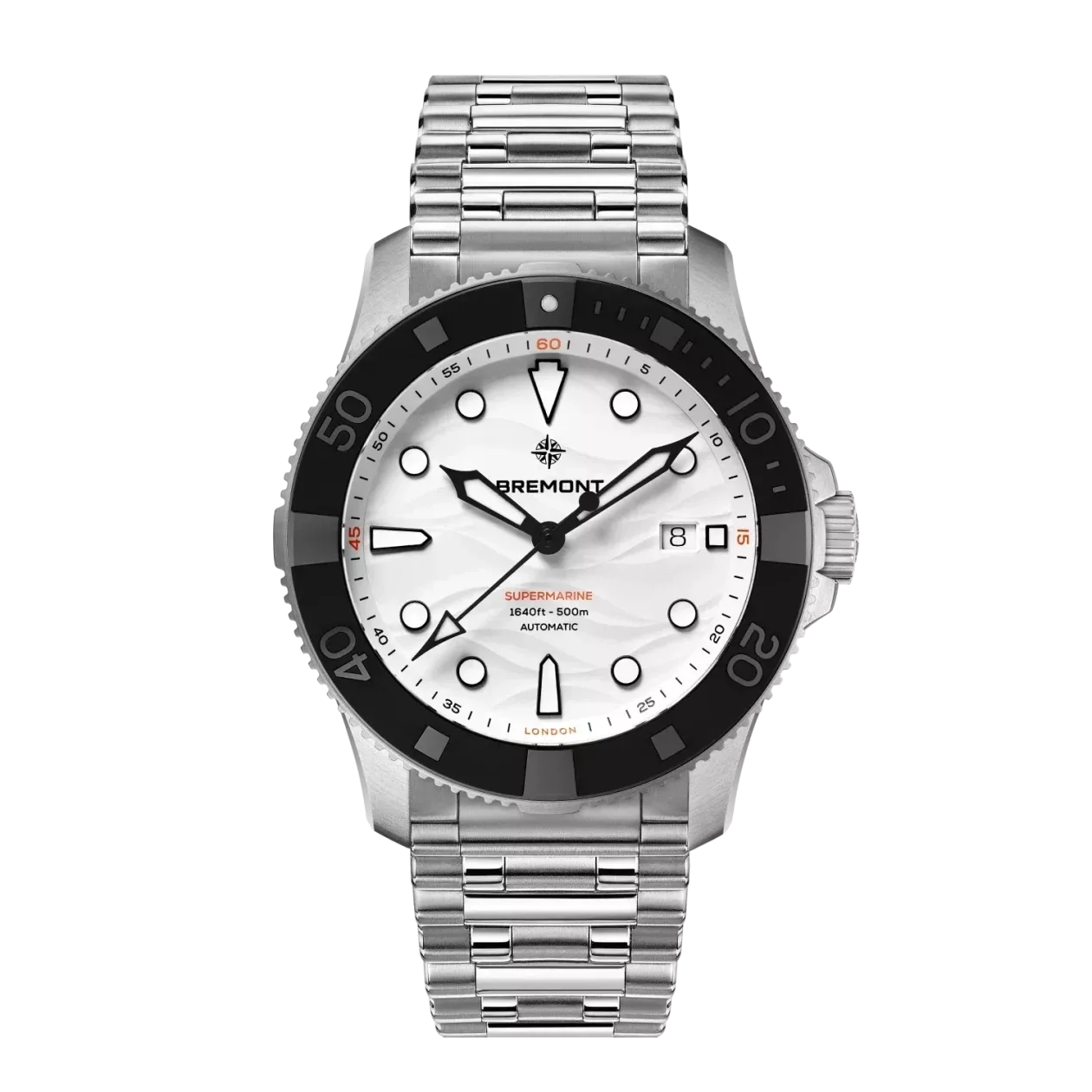 Bremont Supermarine 500m Polar White SM43 DT SS WH B 03