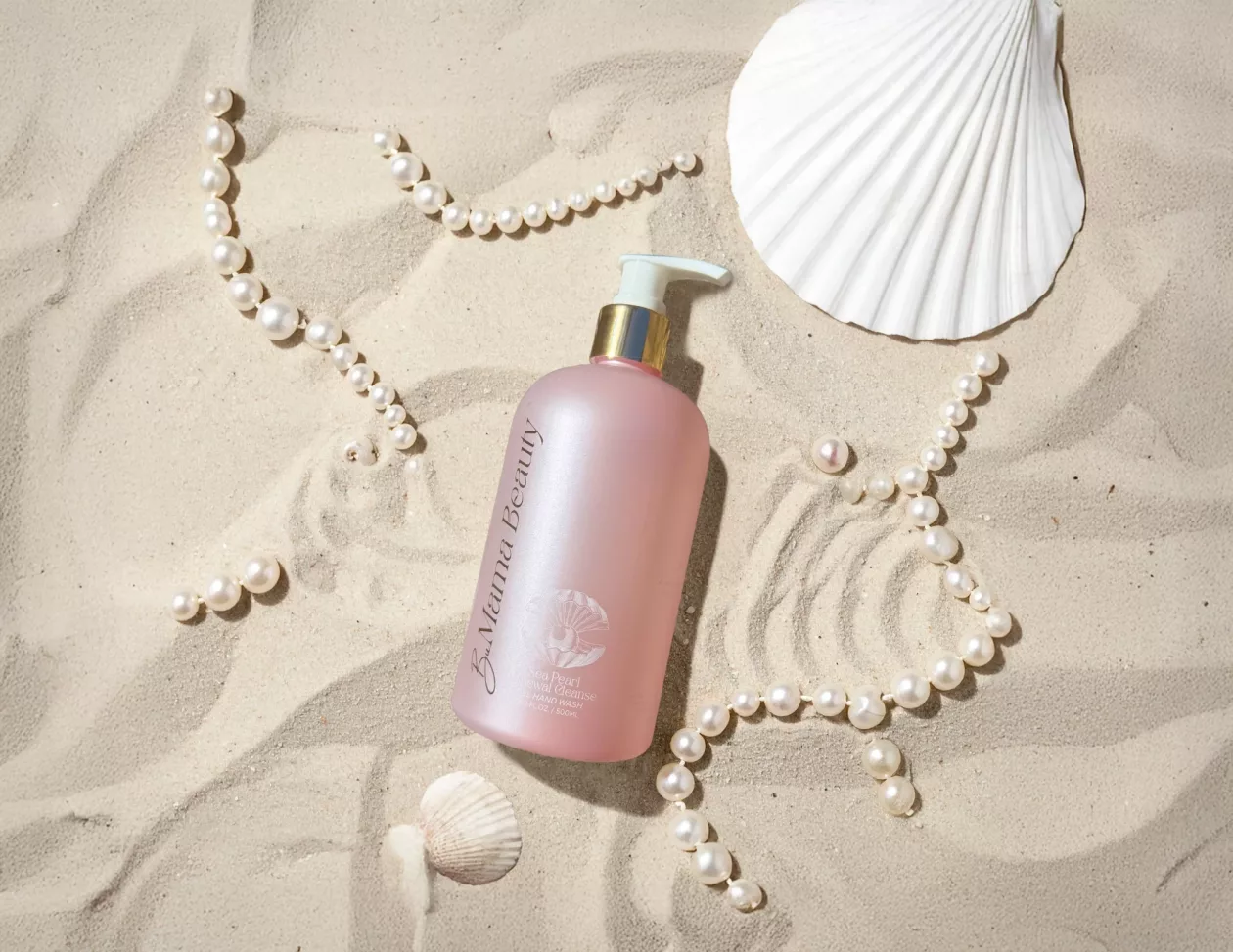 Bu Mama Beauty Sea Pearl Renewal Ritual Set Coastal Radiance in Hand Care 01