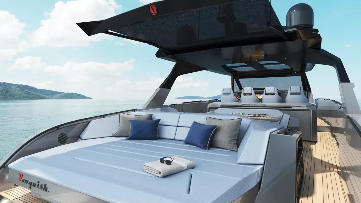 Navigating New Waters The Thrilling Vanquish VQ55 Sports Yacht 10