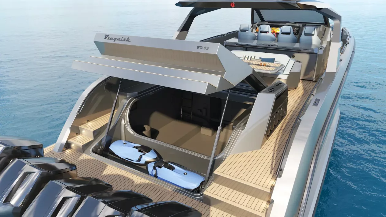 Navigating New Waters The Thrilling Vanquish VQ55 Sports Yacht 2