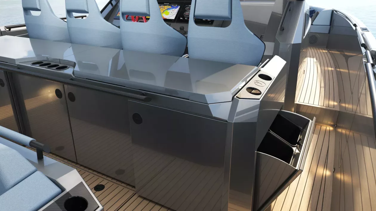 Navigating New Waters The Thrilling Vanquish VQ55 Sports Yacht 7