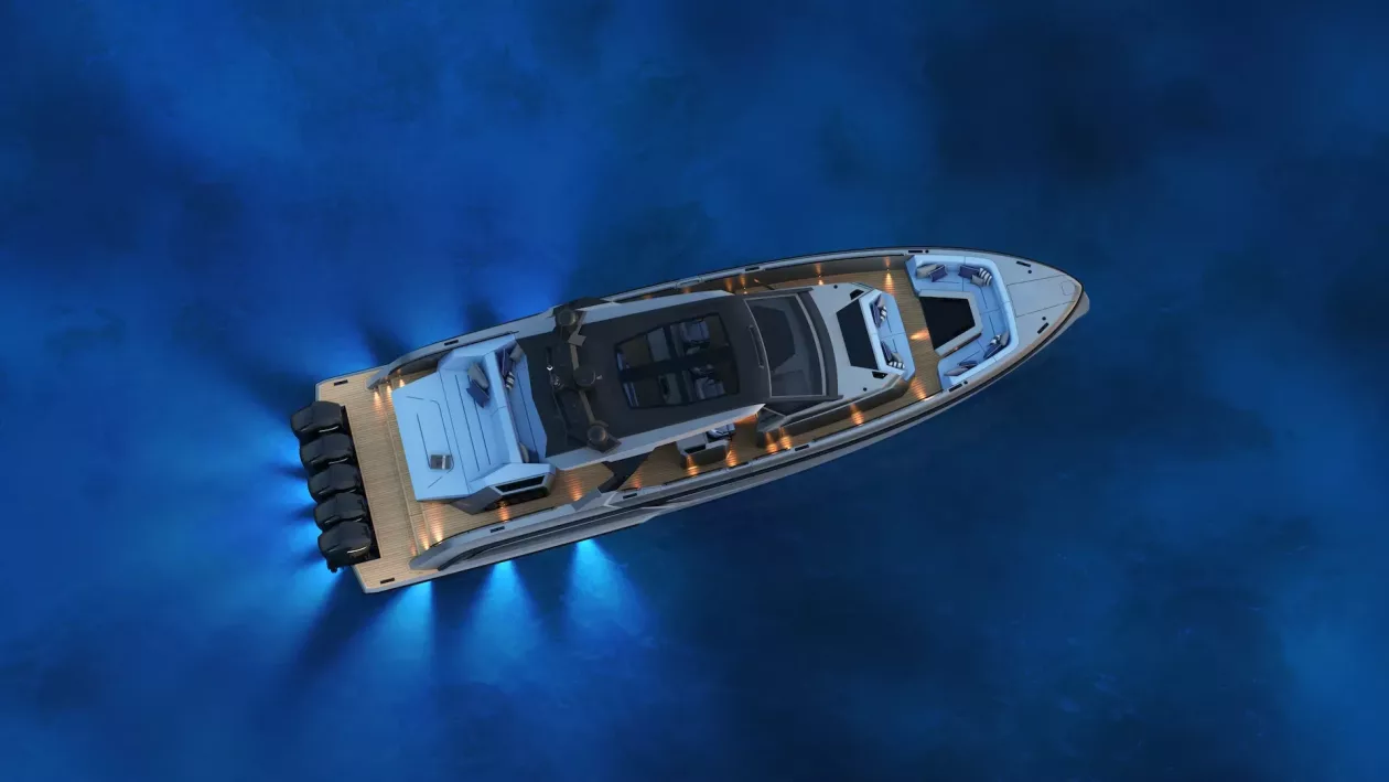 Navigating New Waters The Thrilling Vanquish VQ55 Sports Yacht 9