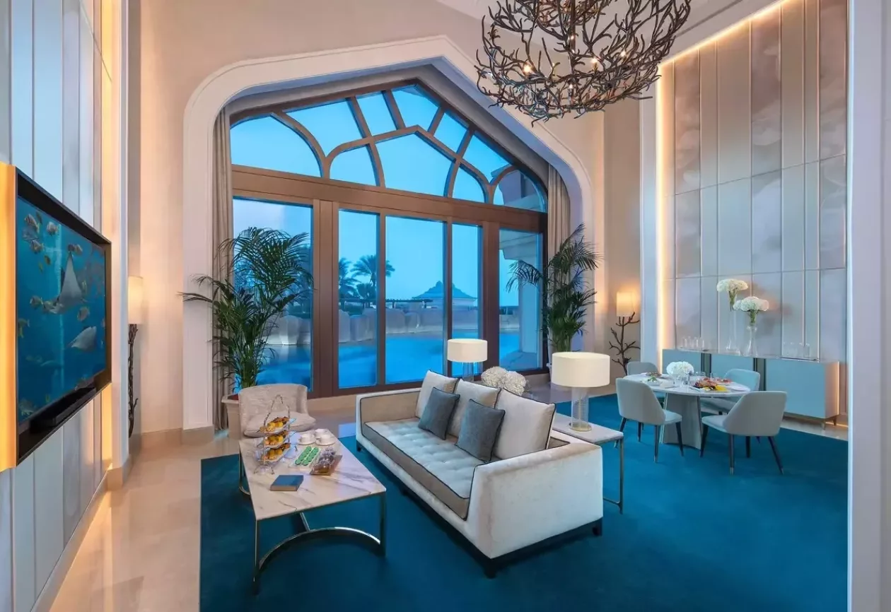Unnderwater Suite Interior Underwater Living Room