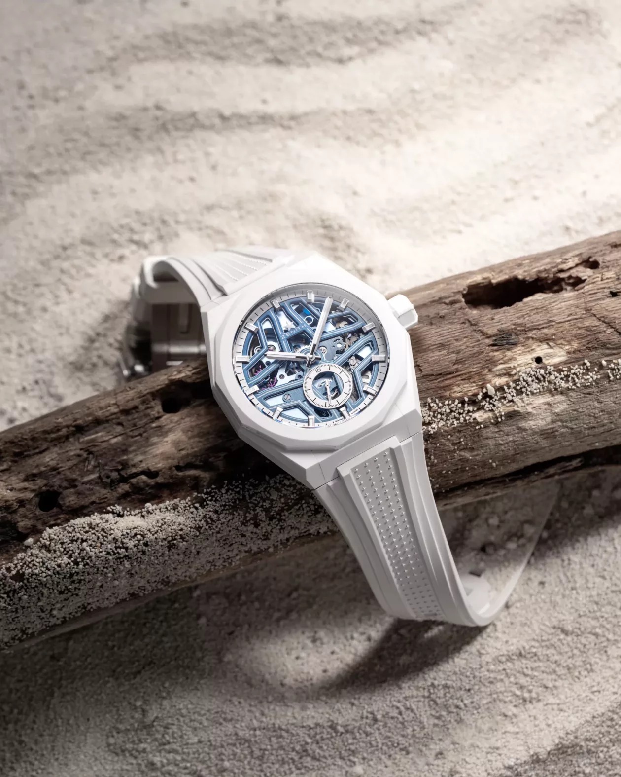 ZENITH DEFY Skyline White Surfer Time Worn by the Waves 012