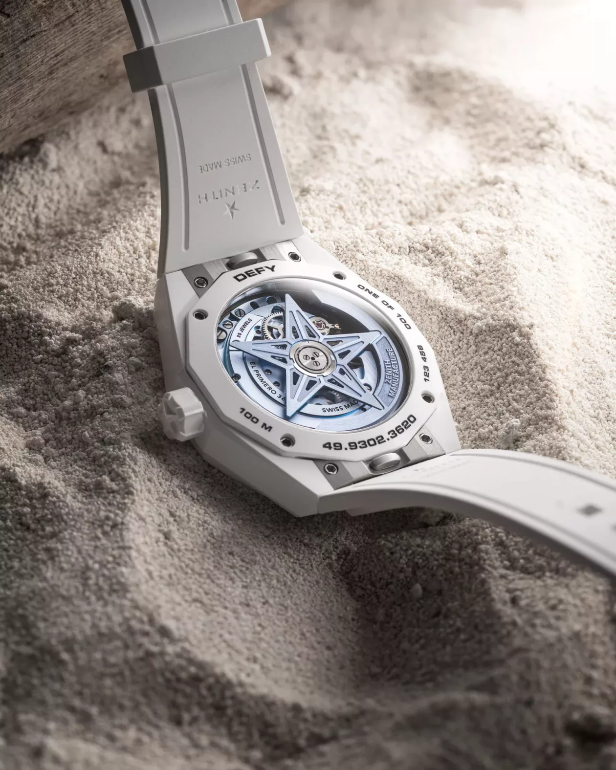 ZENITH DEFY Skyline White Surfer Time Worn by the Waves 013
