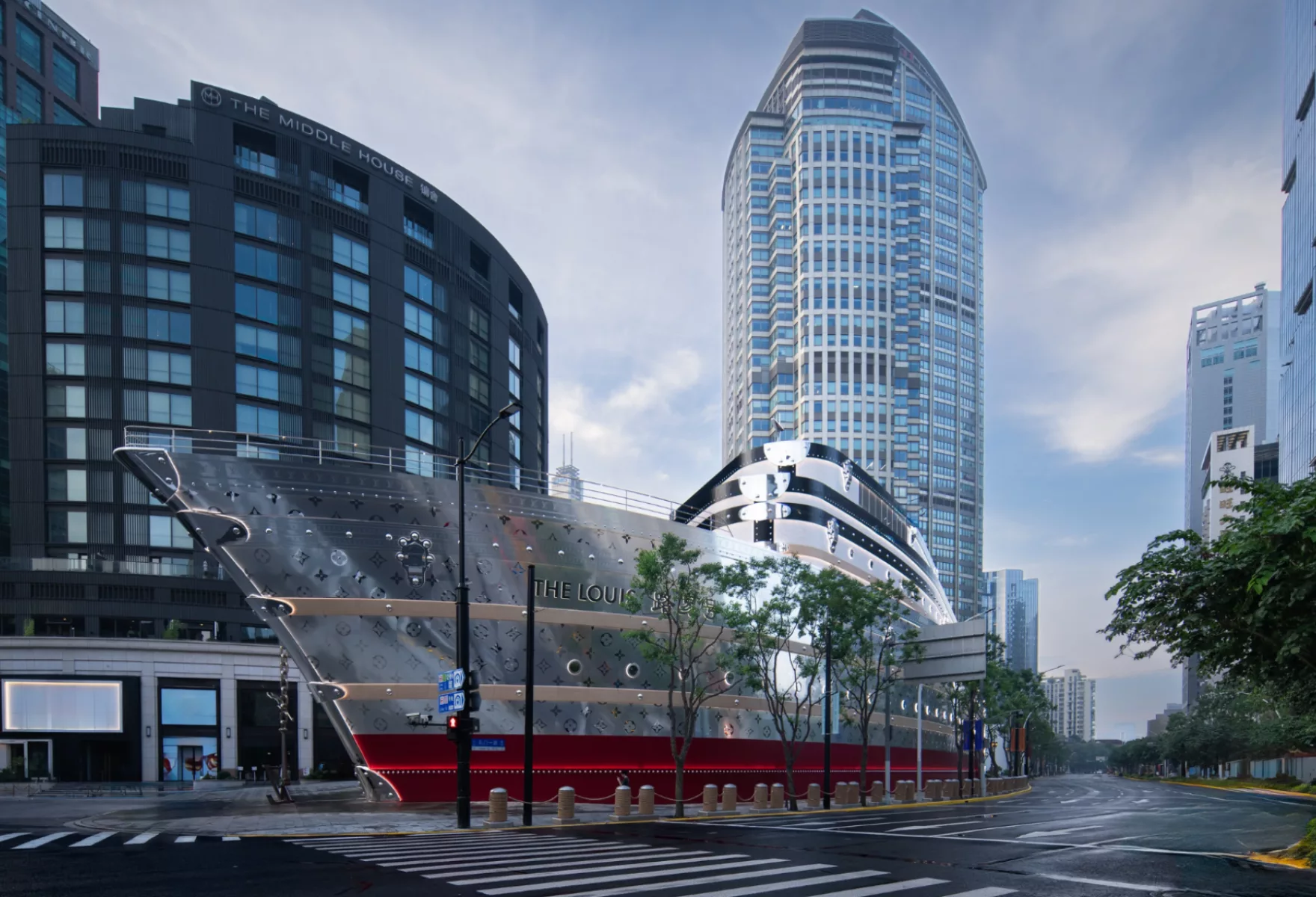 The Louis Sets Sail in Shanghai Louis Vuittons Cruise Shaped Flagship Redefines Experiential Luxury 01