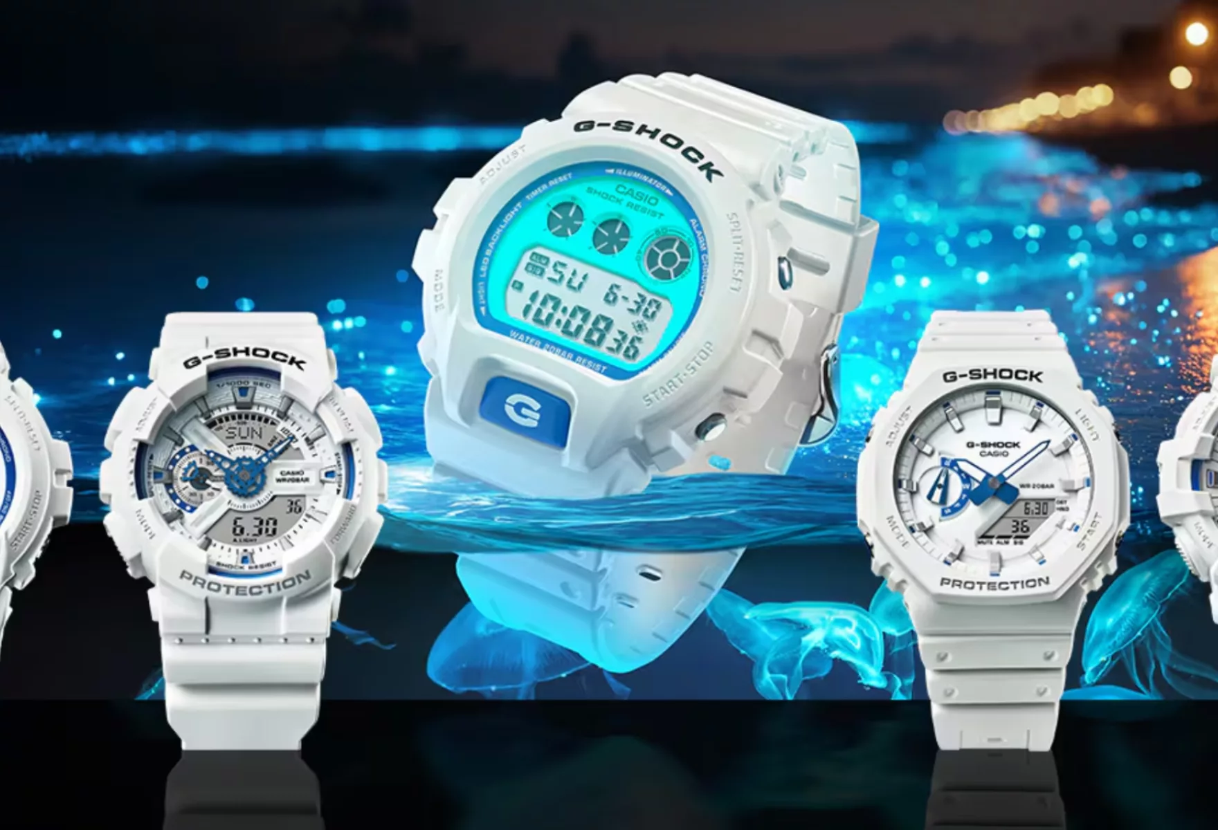 Hidden Glow Vol 2 Sea of Stars G SHOCKs Ocean Inspired Nighttime Lume Collection 01