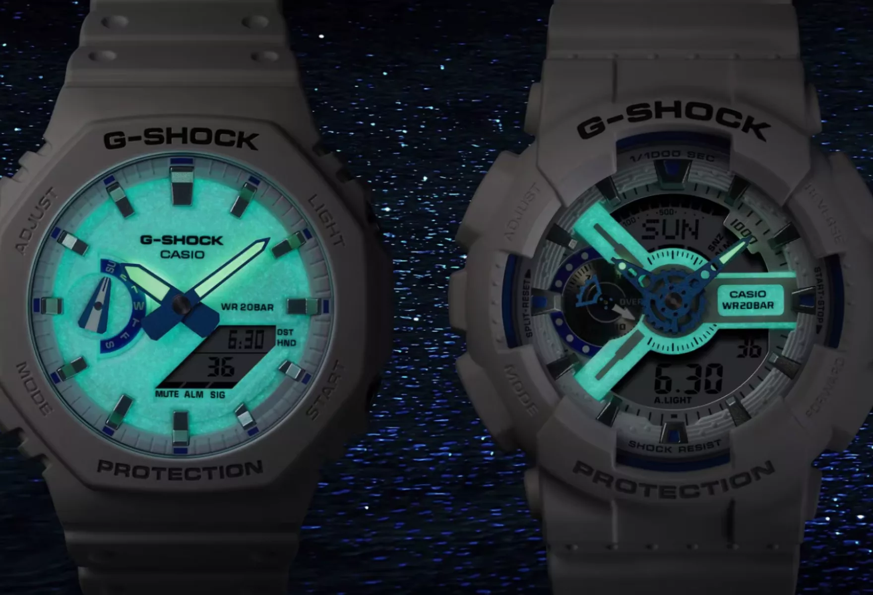 Hidden Glow Vol 2 Sea of Stars G SHOCKs Ocean Inspired Nighttime Lume Collection 02