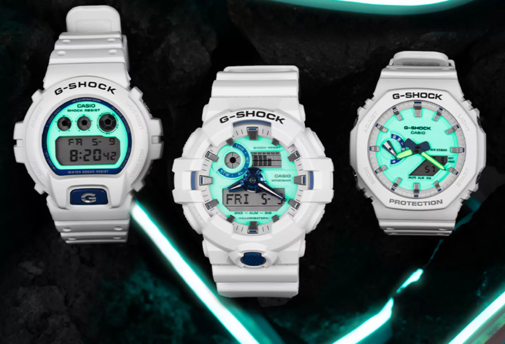Hidden Glow Vol 2 Sea of Stars G SHOCKs Ocean Inspired Nighttime Lume Collection 04