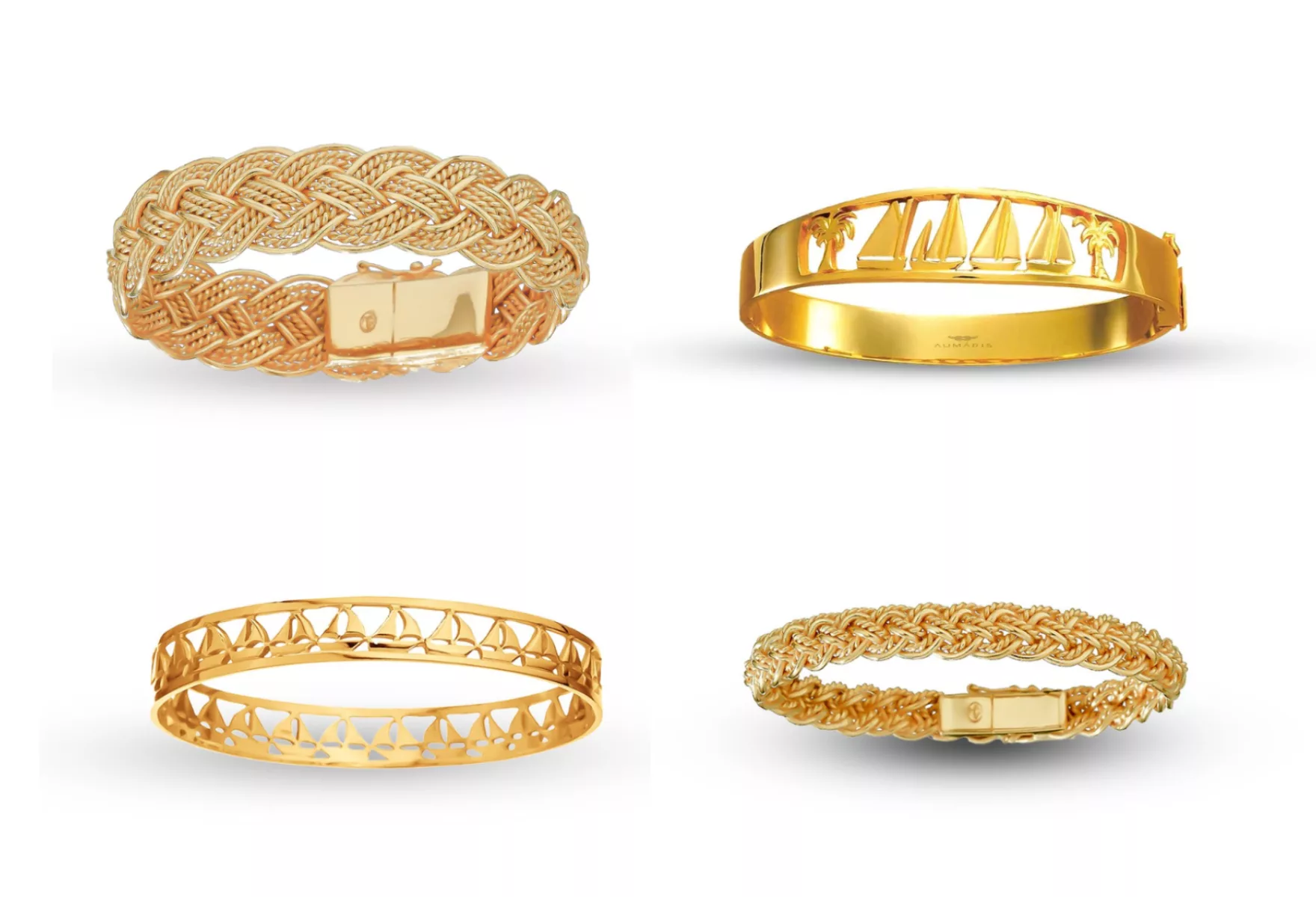 Nautical Gold Braids by Aumaris Iconic Bracelets from Nantucket to Fair Winds 001