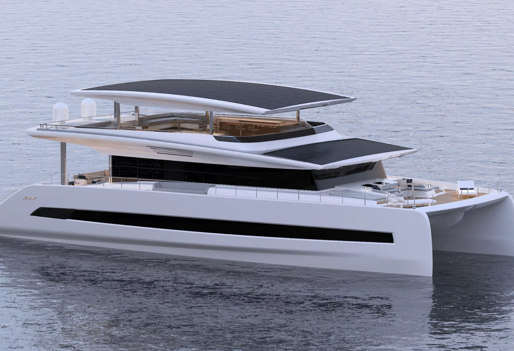 Silent Yachts SY80 Series 2 Solar Electric Catamaran Redefined 09