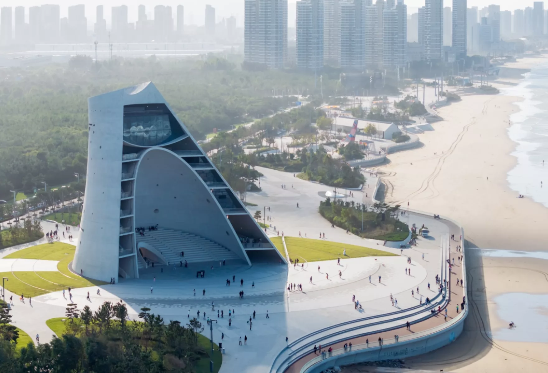 Sun Tower by OPEN Architecture Yantais Celestial Cultural Beacon 01
