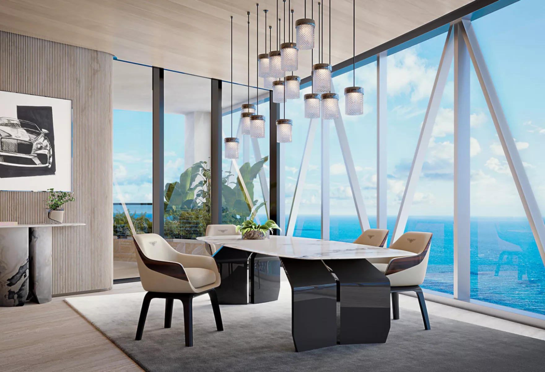 Bentley Residences Miami Penthouse Automotive Artistry Above the Atlantic 03