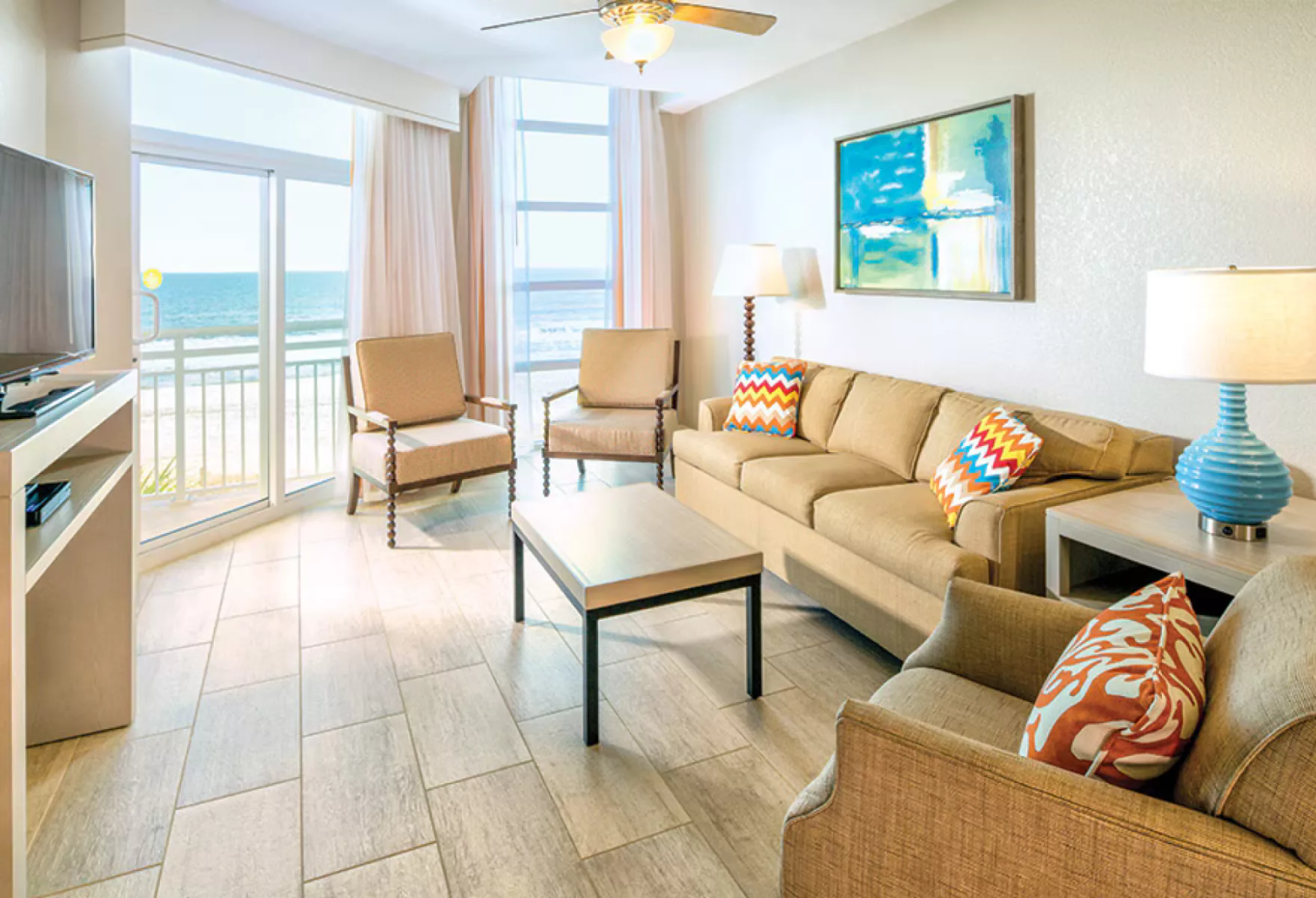 Club wyndham ocean boulevard room setup