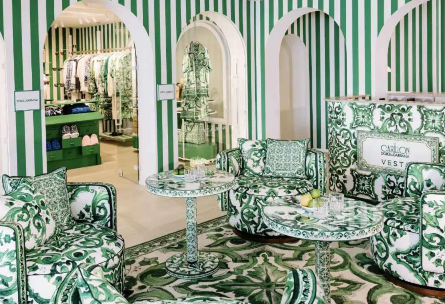 Dolce Gabbana in Portofino Le Carillon Pop Up Experience 03