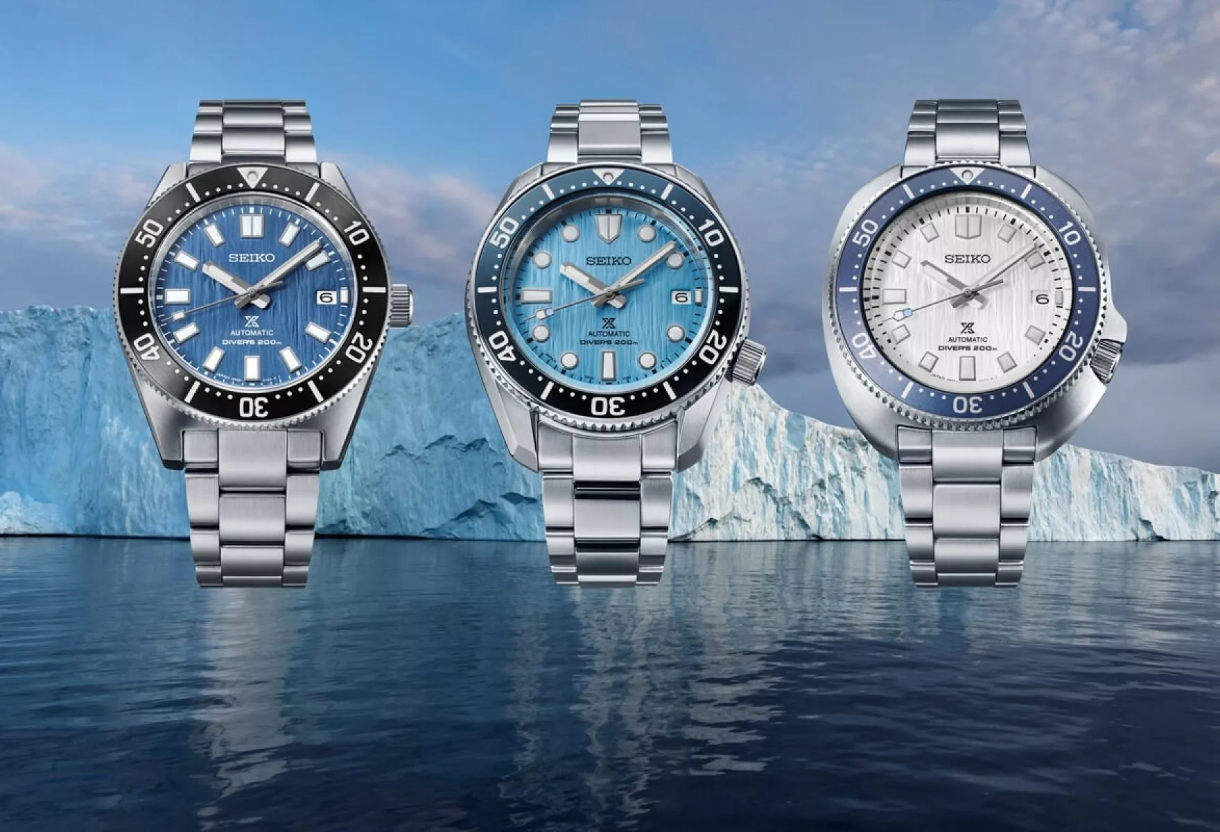 Seiko Prospex Heritage Save the Ocean 1965 1968 1970 Editions Glacial Legacy in Divers Form 01