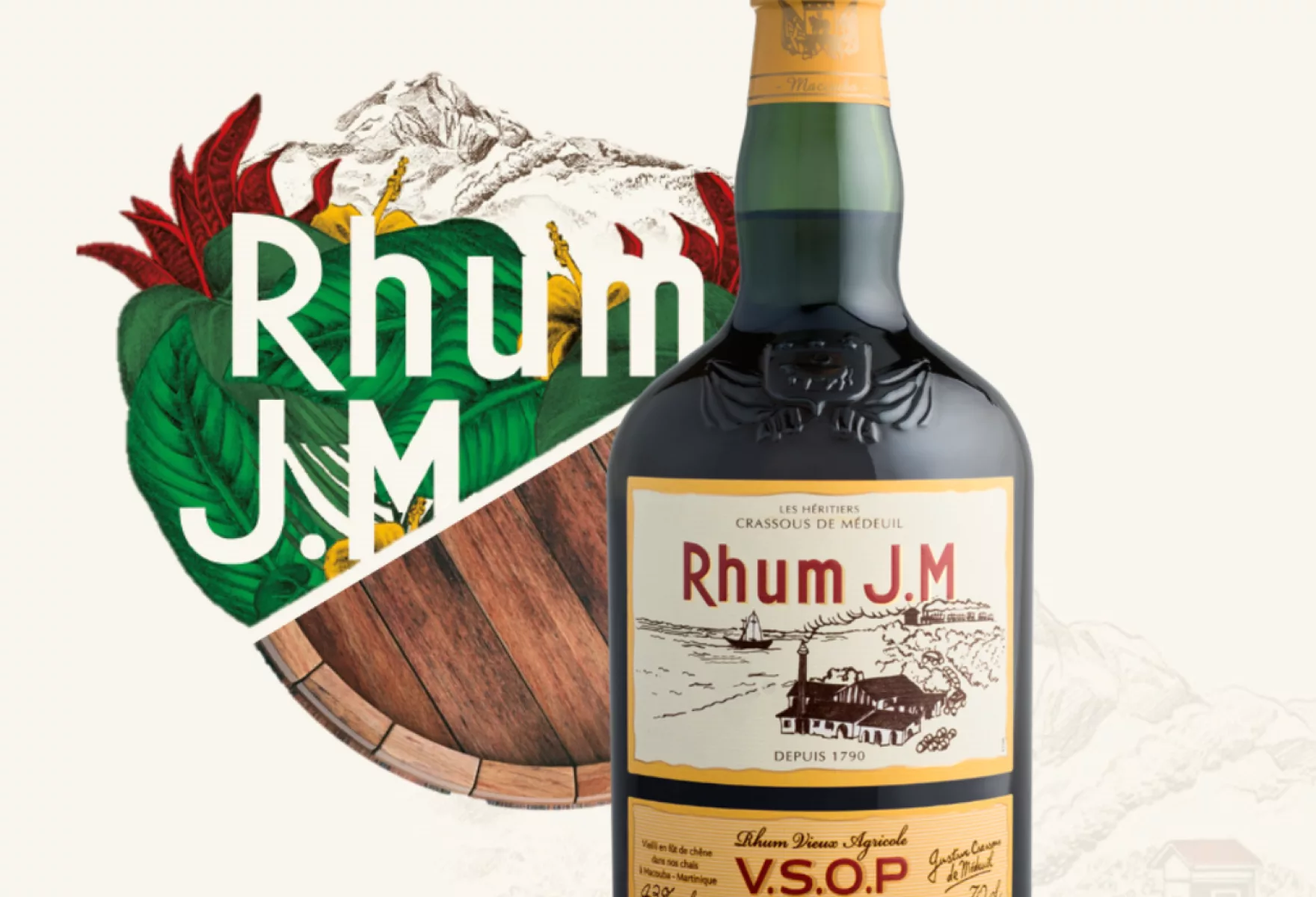 Rhum J M VSOP Aged Agricole Elegance from Martinique 01