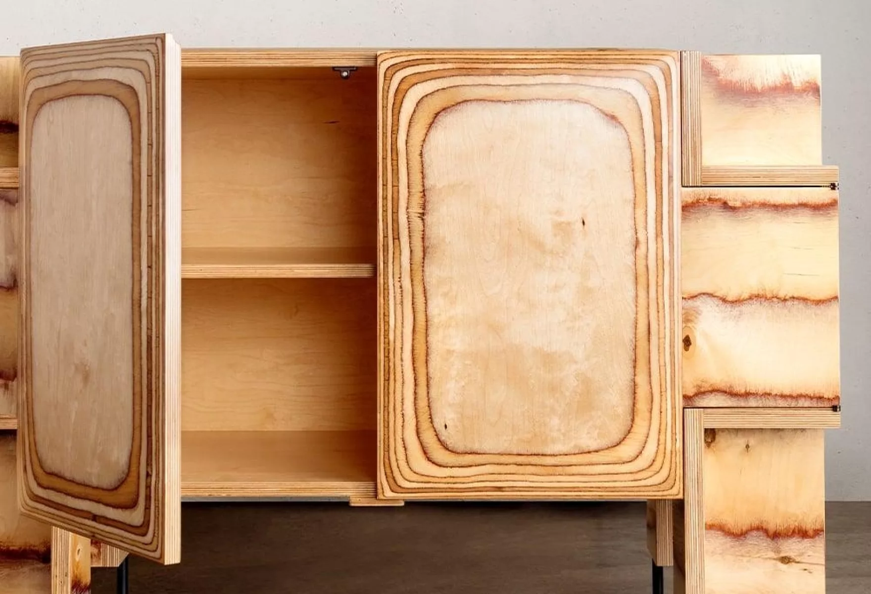Pacific Credenza Sculptural Surf Inspired Storage 02