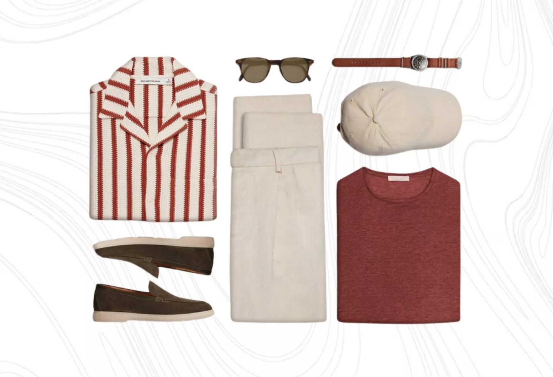 Riva Inspired Elegance A Cream Red Summer