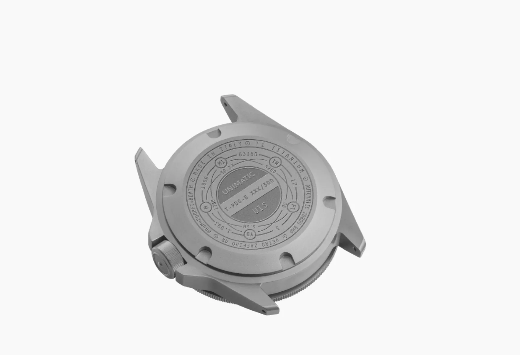 Unimatic Pro Diver U1 S T PD6 B Titanium Depth Meets Refined Design 06