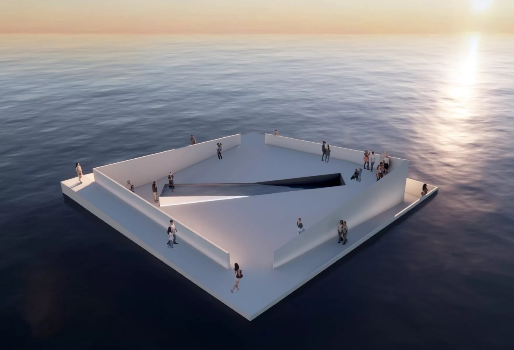 Aqua Praça A Floating Plaza for Climate and Culture 01