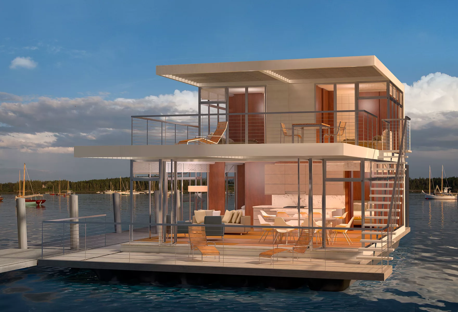 Innovative Waterfront Living with Immerst by Stephens Waring Design 05