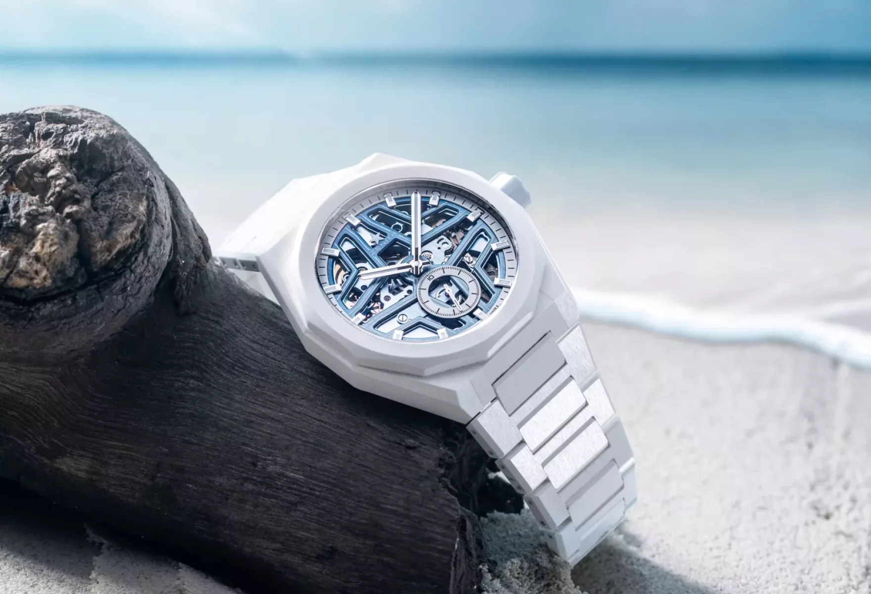 ZENITH DEFY Skyline White Surfer Time Worn by the Waves 01