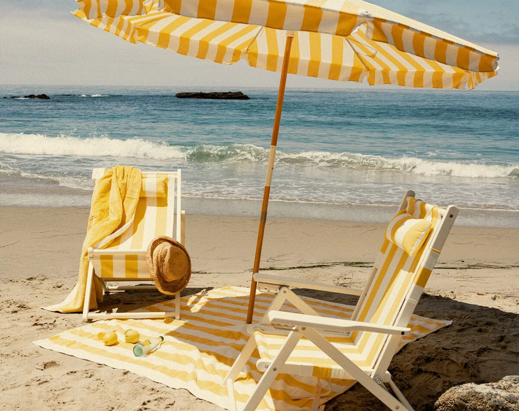 Business Pleasure Crew Mimosa Yellow Stripe Collection 03