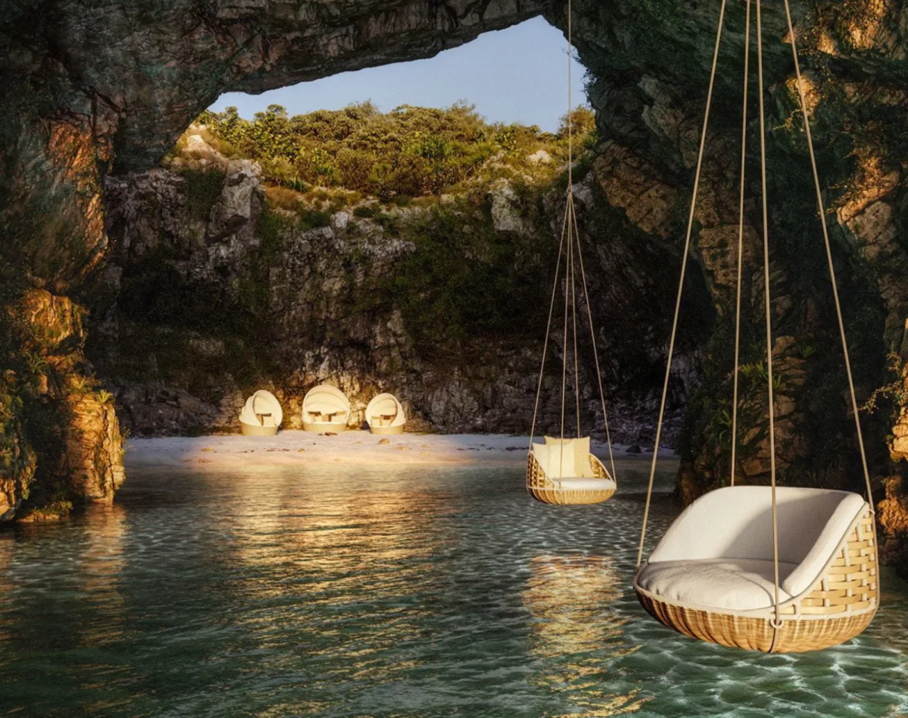 1 Dedon Swingrest Outdoor Lounge Collection