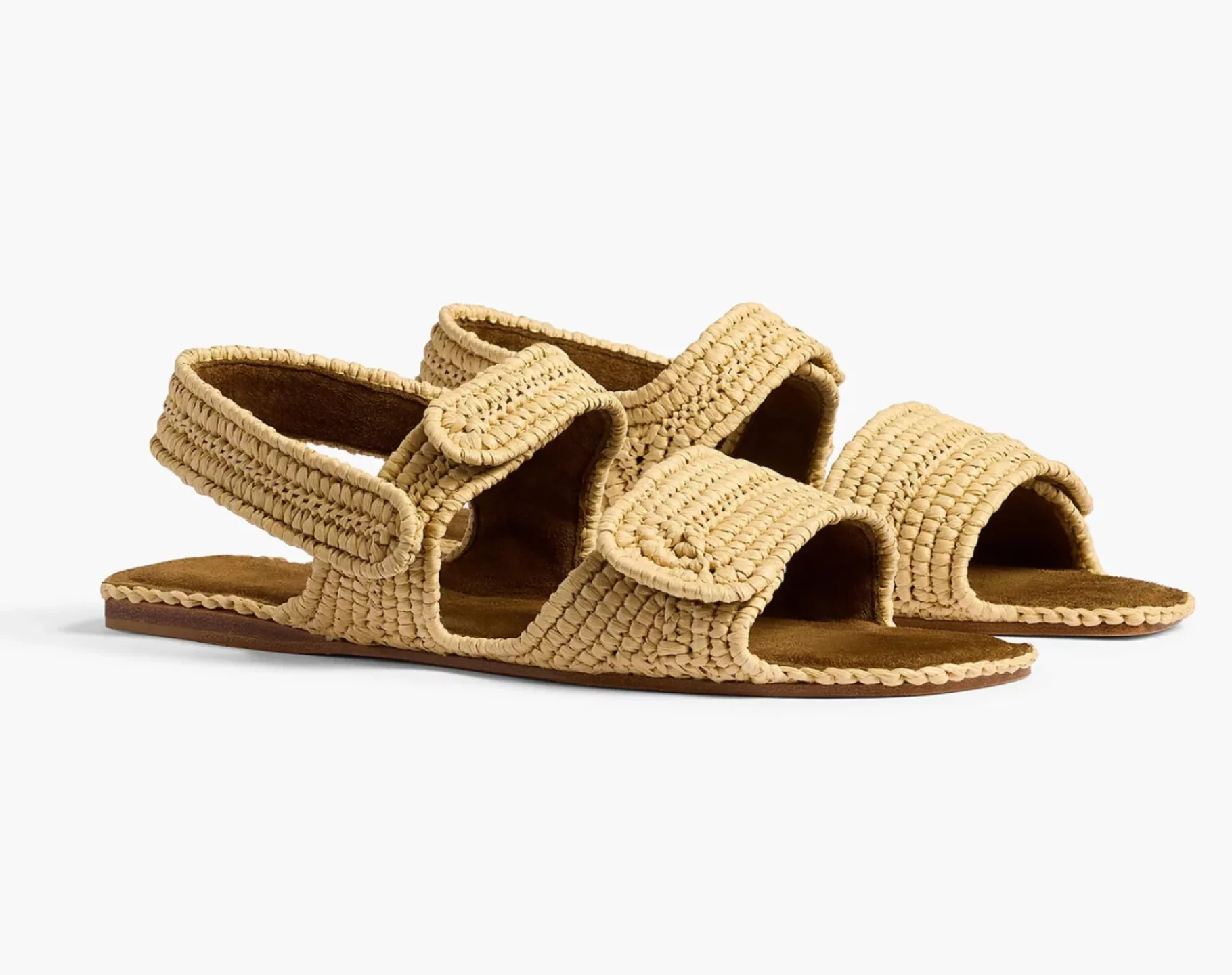 2 Khaite Boden Sandal in Natural Raffia