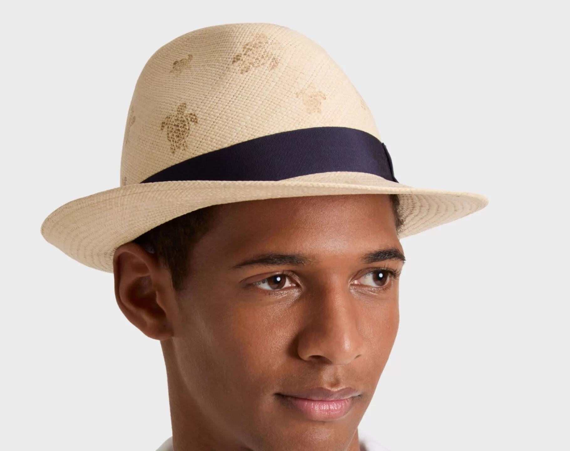 1 Men Straw Hat Vilebrequin x Borsalino